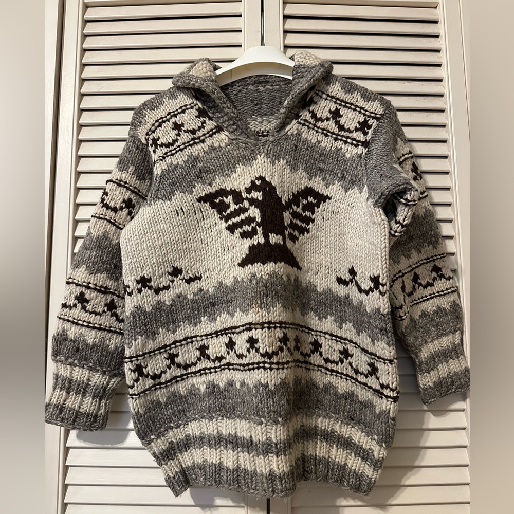 Authentic Cowichan Thunderbird Sweater